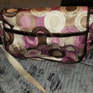 Coach diaper bag
